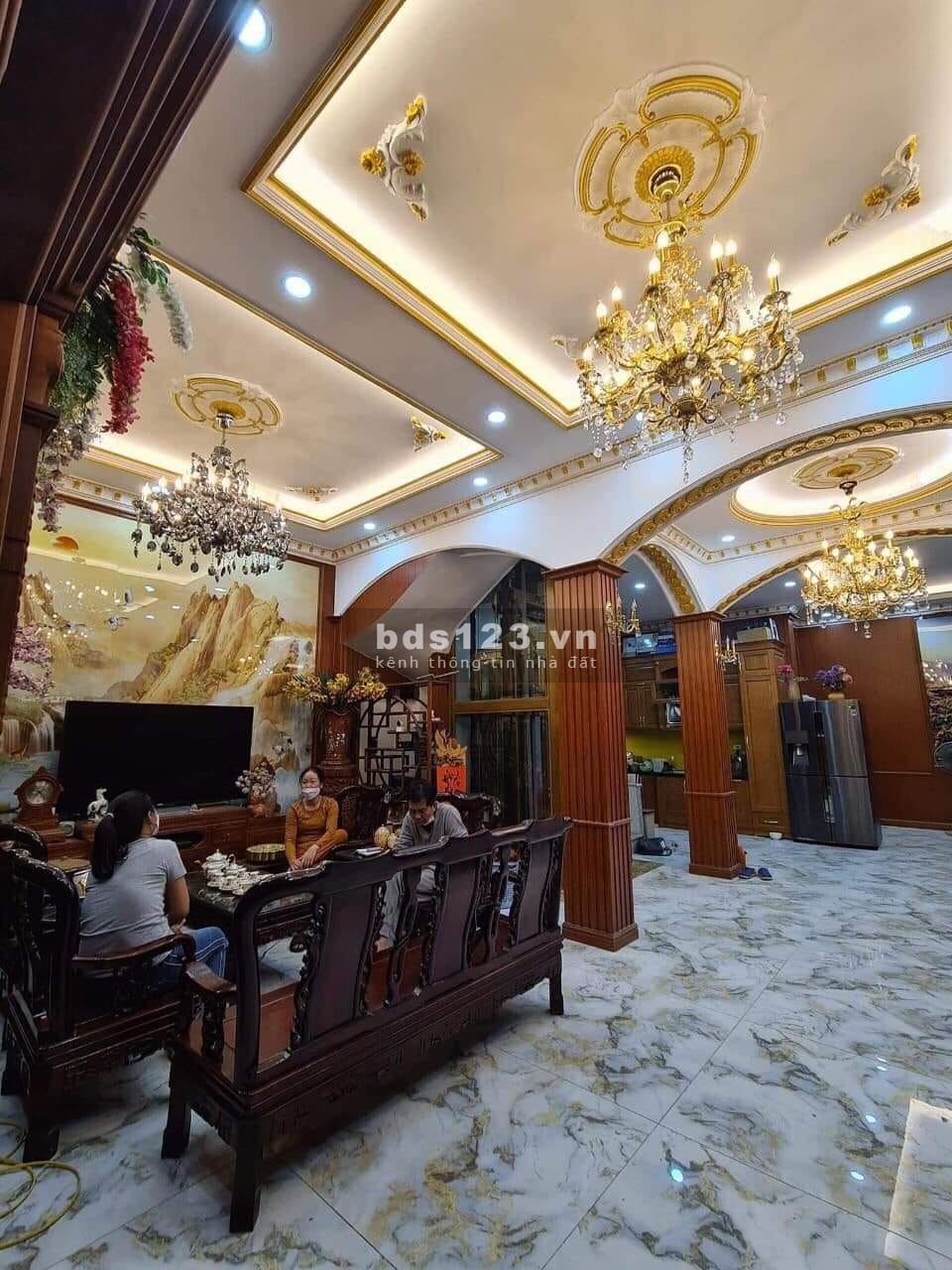 Biệt Thự Hoàng Gia Mỹ Đình 315m x 4 tầng + hầm xe, thang máy