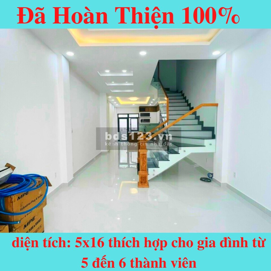 Nhà Phố liền kề 5X17 SHR 3 lầu xây Full 0909.456.922 QLSP