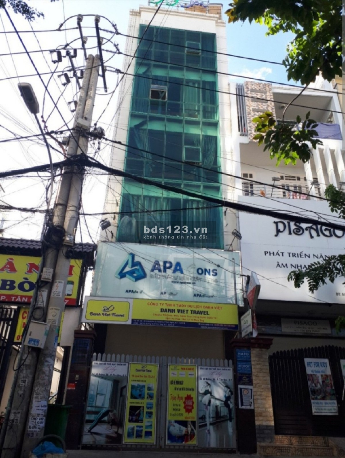 Tòa nhà 1 Hầm + Trệt + 5 lầu đường 38 Tân Quy, 85 Triệu