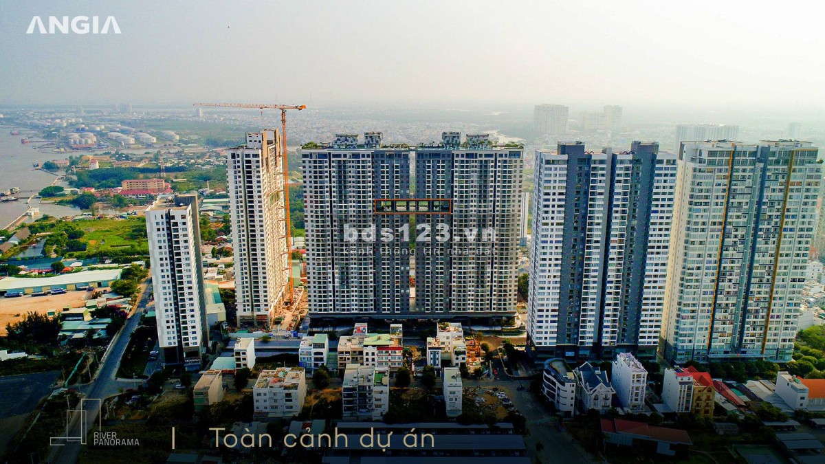 Bán căn hộ River Panorama, 2 PN + 1 WC tầng long môn, nhà mới 100% giá chỉ 2,68 tỷ