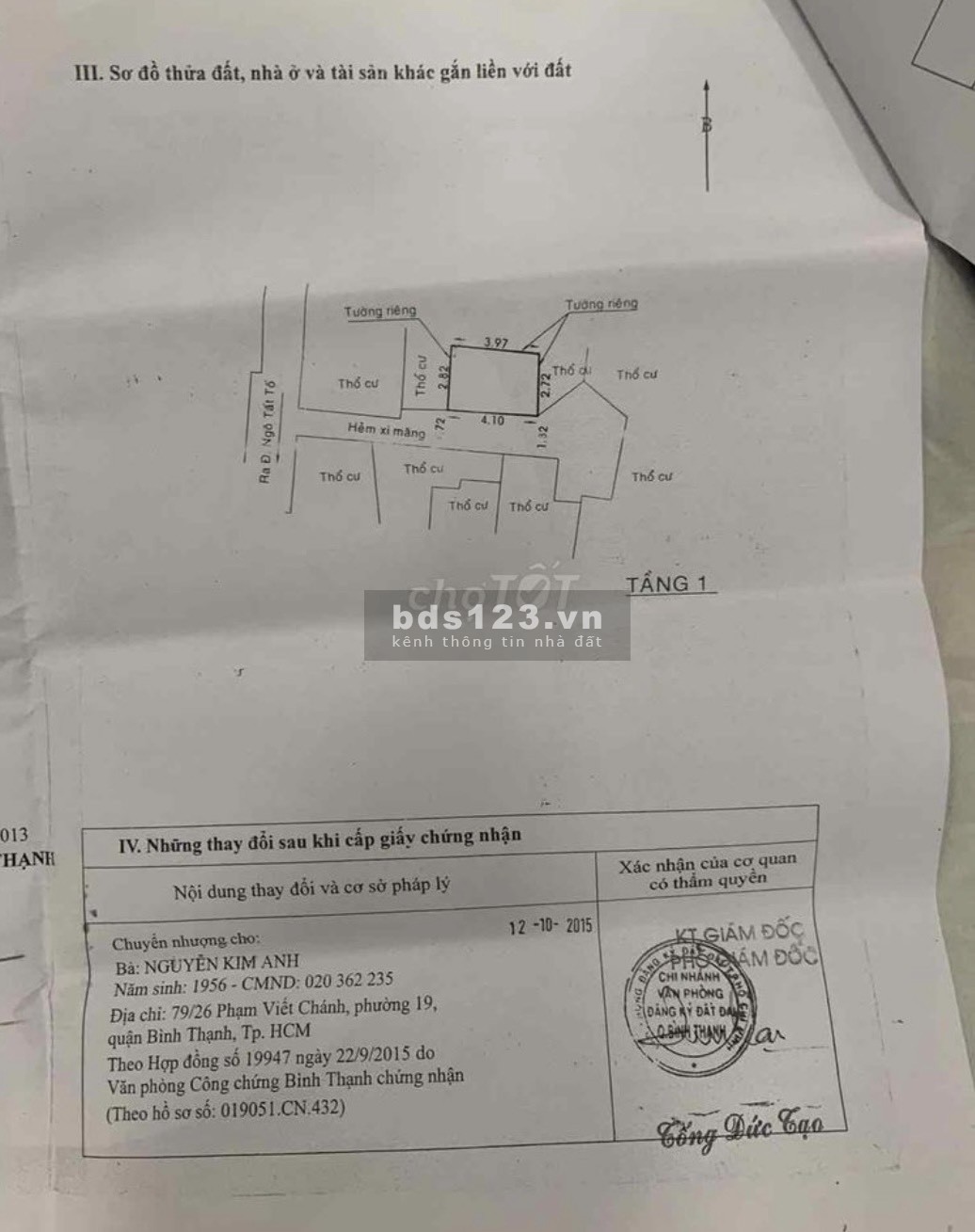 Bán nhà nhỏ xinh HXH số 115/20E đường Ngô Tất Tố, phường 22, quận Bình Thạnh