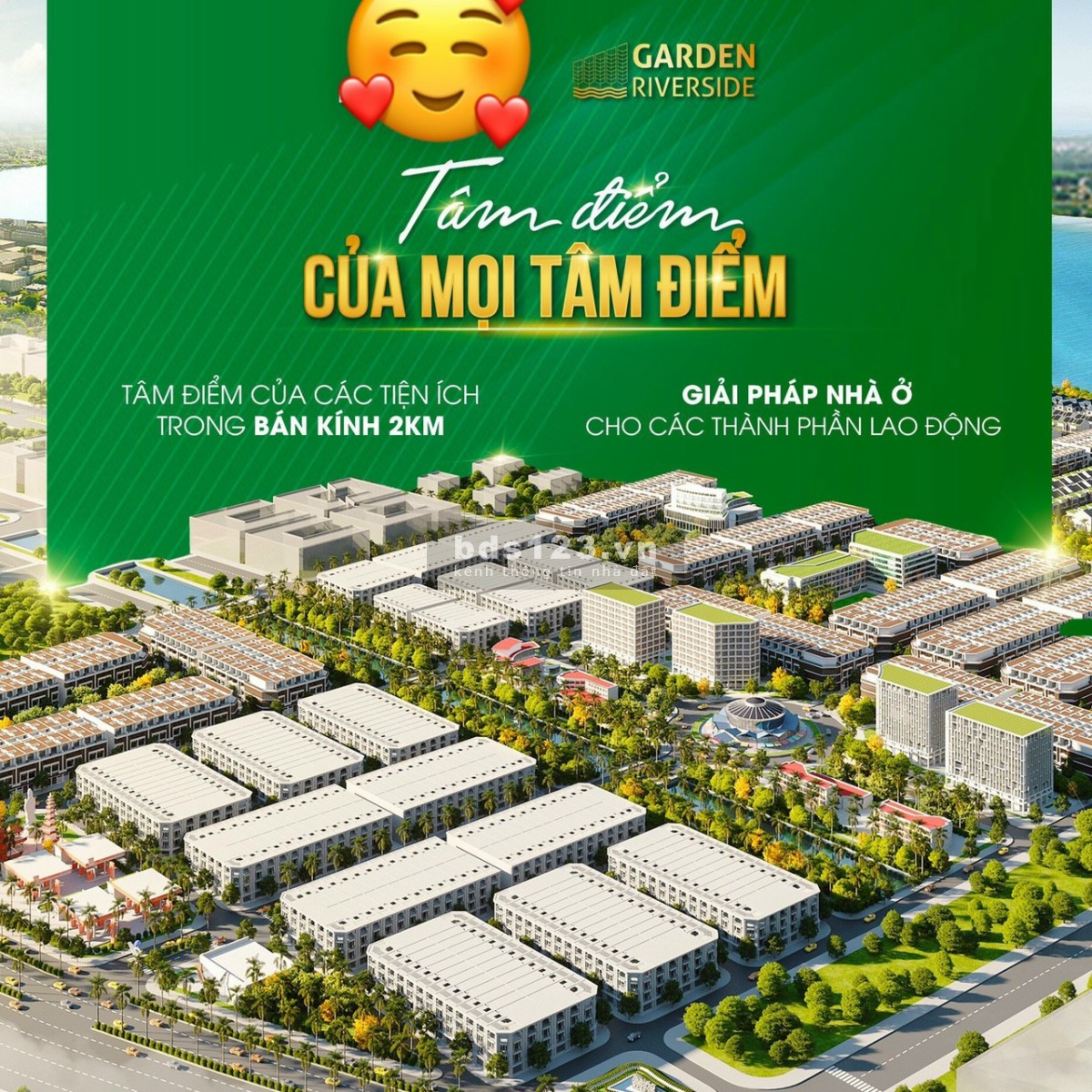 Siêu phẩm đất nền dự án GARDEN RIVERSIDE thị trấn Thủ Thừa Long An