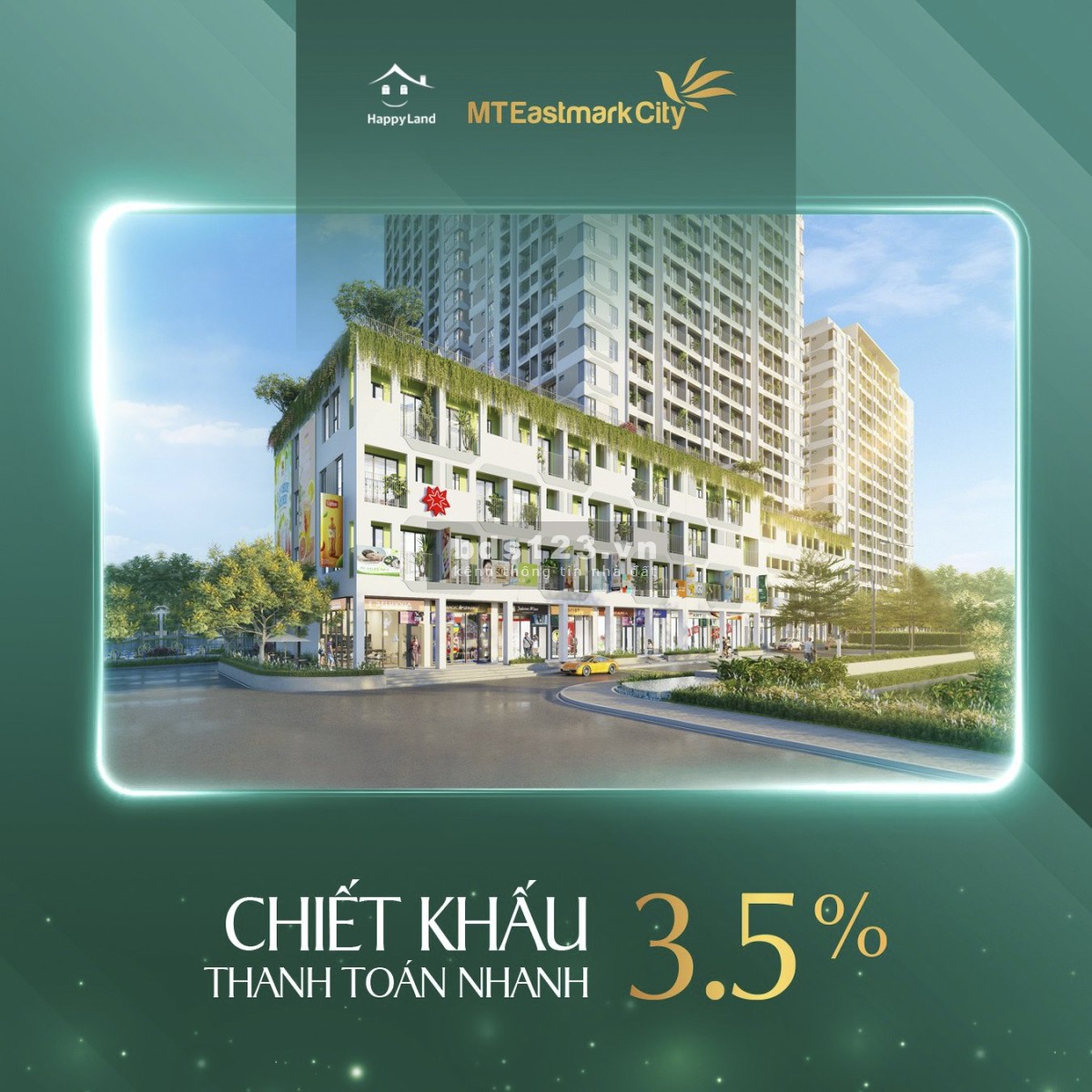 Căn hộ MT giá 39 triệu/m2 chỉ cần thanh toán 30% là nhận nhà đầu tư sinh lời