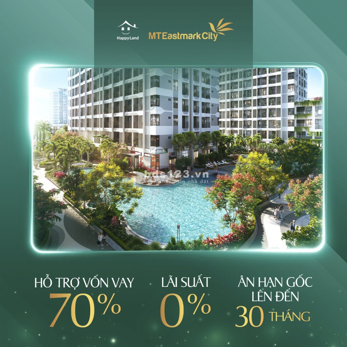 Căn hộ MT giá 39 triệu/m2 chỉ cần thanh toán 30% là nhận nhà đầu tư sinh lời