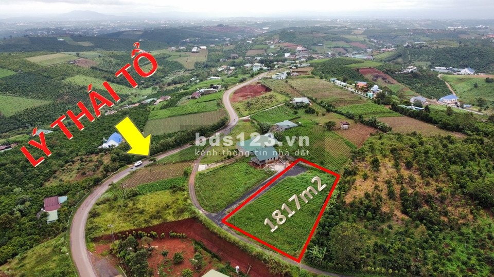 Chính chủ cần bán 1817m2 đất MT Lý Thái Tổ, TP Bảo Lộc giá tốt