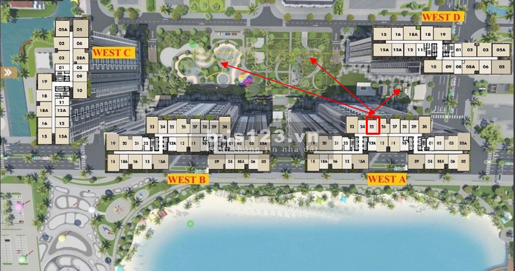 Bán căn hộ Masterise West Height- Smart City 1n+1 nội khu giá 2.5 Tỷ
