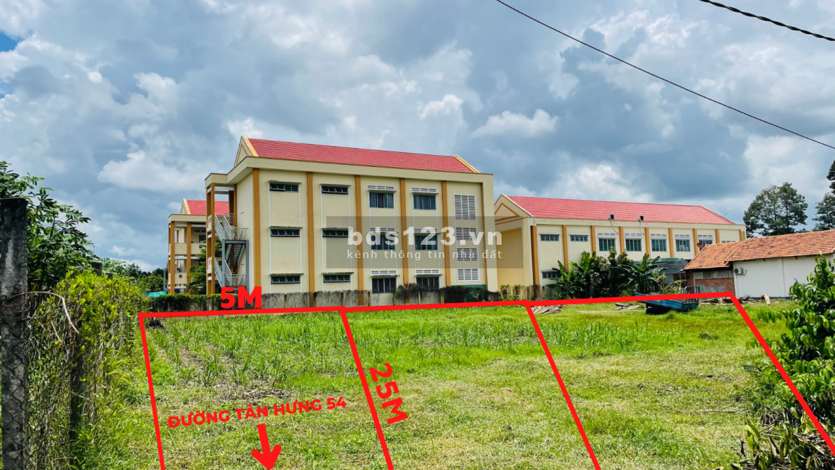 Bán đất Tân Châu Tây Ninh đối diện trường học cấp 2 giá tốt đầu tư