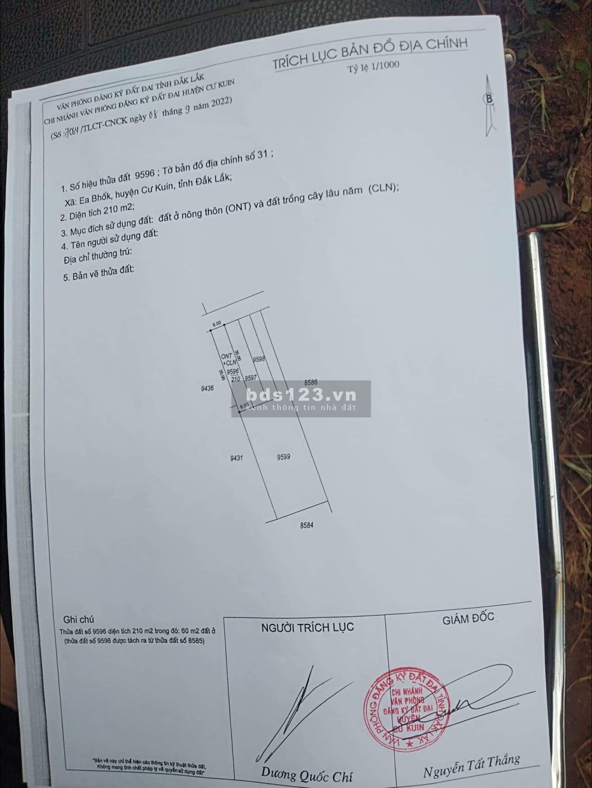 Bán đất nền thổ cư tại xã Ea Bhok cư Kuin-Daklak bao sang tên