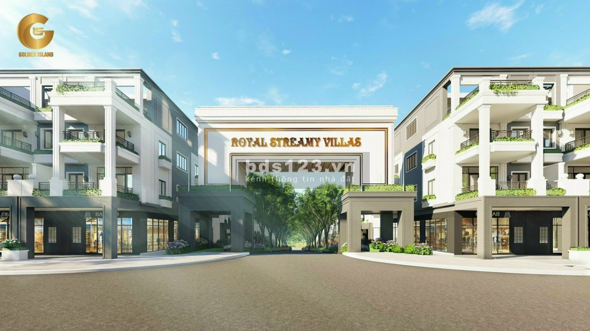 Dự án Royal streamy villas 1/500 giá tốt, tiện ích đủ, sở hữu lâu dài