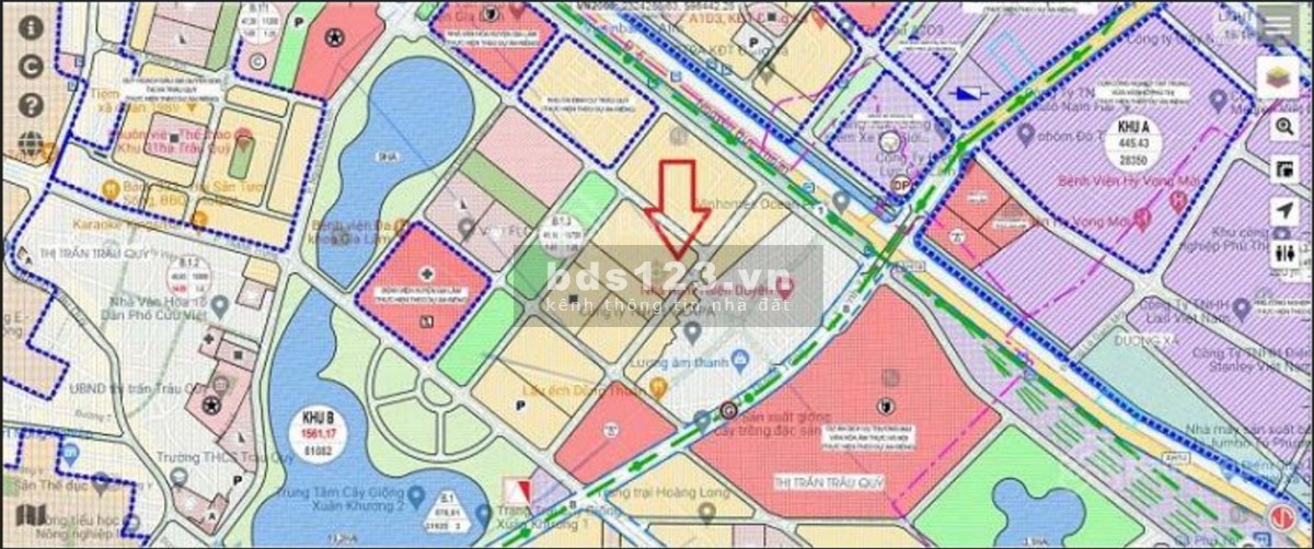 Bán biệt thự liền kề KĐT ngay tại trung tâm hành chính quận chỉ với giá 110 triệu/m²