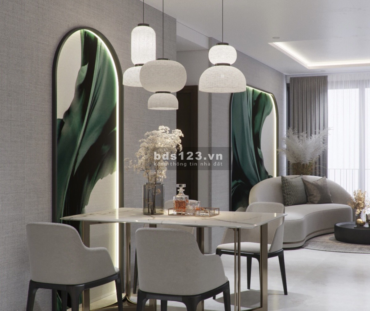 Cho thuê CH 2PN Full NT ST Moritz Phạm Văn Đồng gần Giga Mall nhà mới view sông Sài Gòn