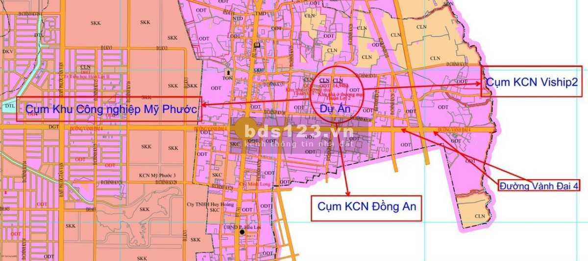 Đất nền nhà phố Hòa Lợi Bến Cát Richland Residence 75m2 mặt…