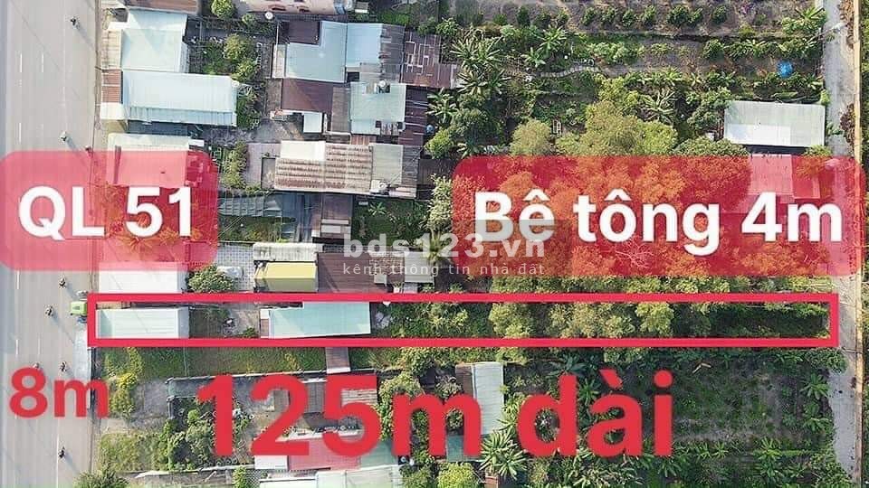 Cần Bán đất mặt tiền quốc lộ 51 tại bò sữa Long Thành diện tích 667m2