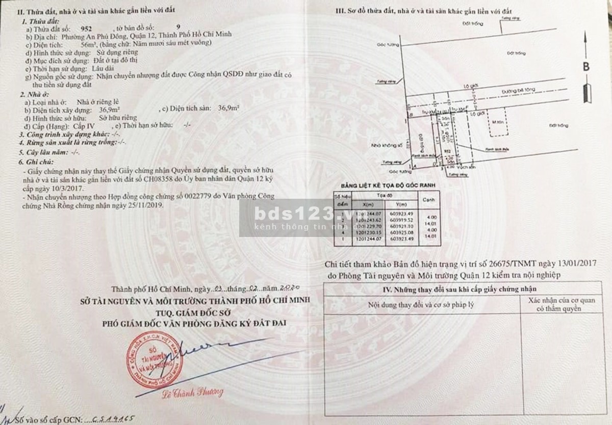 Bán Đất An Phú Đông Quốc Lộ 1A Quận 12 Giá 3 Tỷ 15 lh 0982165439