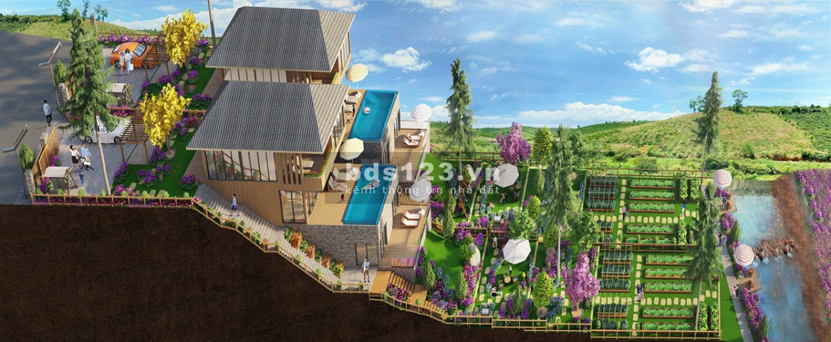 Khu biệt thự nghĩ dưỡng Green Villa Bảo Lộc, giá tốt đầu tư