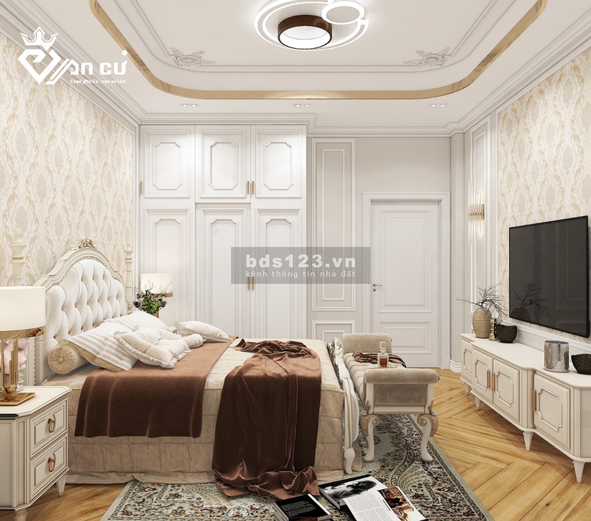 Bán nhà phố Cao cấp thiết kế Tân Cổ Điển, SHR hoàn công đủ, (4x16m), trục đường Lê Trọng Tấn