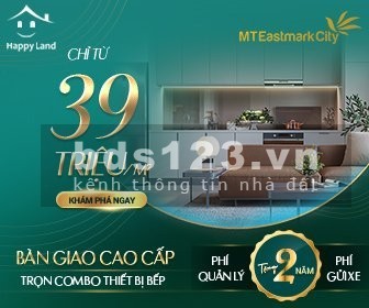 Căn hộ MT Eastmark City 39 triệu/m2 view sông tặng full nội thất bếp