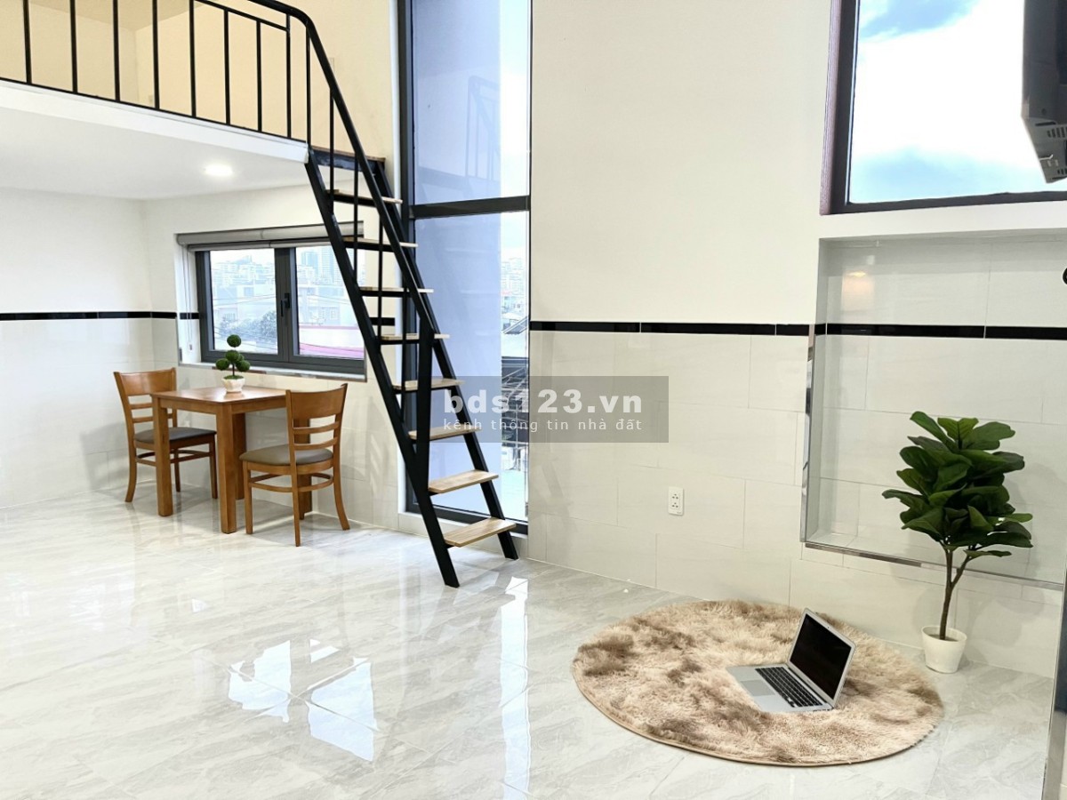 Cho thuê căn hộ gác lửng đầy đủ tiện nghi Mai Văn Vĩnh Q7, rộng đến 38m2 nội thất rất xịn