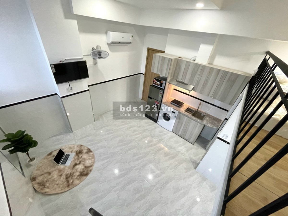 Cho thuê căn hộ gác lửng đầy đủ tiện nghi Mai Văn Vĩnh Q7, rộng đến 38m2 nội thất rất xịn