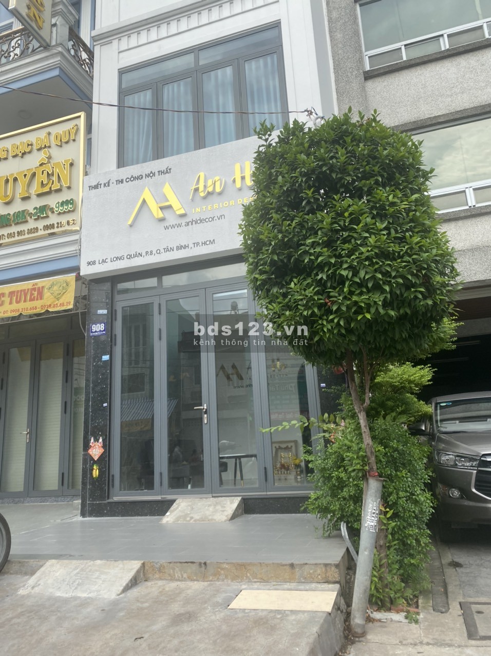 Cho thuê mặt bằng Mặt tiền 908 Lạc Long Quân P8 Tân Bình
