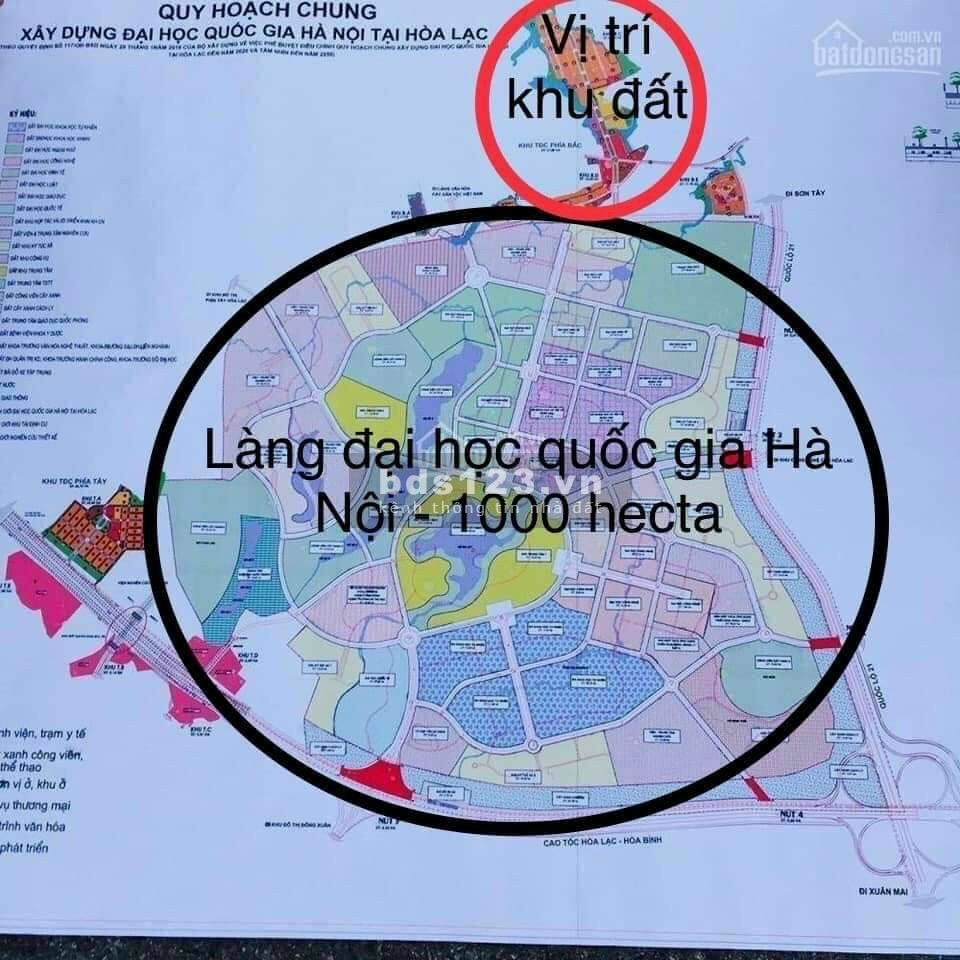 Tái định cư Đại Học Quốc Gia khu đô thị vệ tinh Hoà Lạc