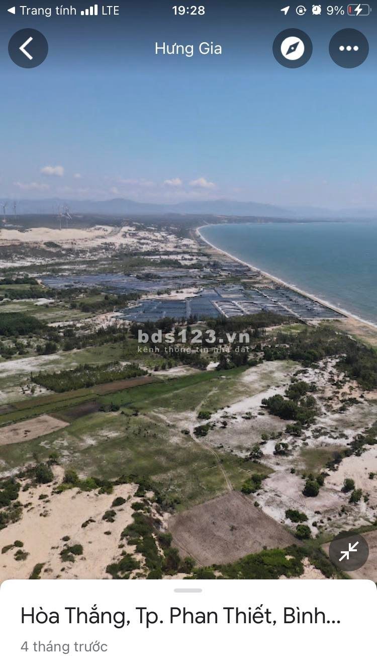 Bán đất Hoà Thắng diện tích 1134,1 m2 quy hoạch thổ cư , gần biển