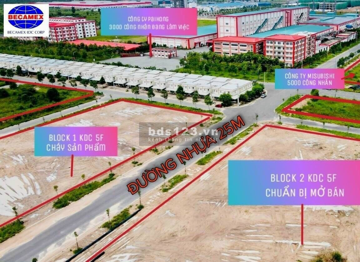 9tr/m2 full Thổ cư, ngay trung tâm công nghiệp Bầu Bàng giá tốt