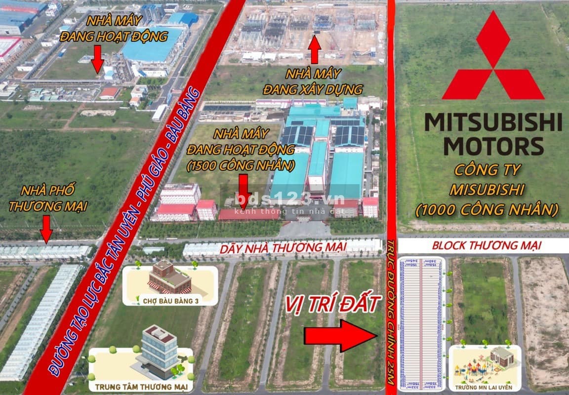 Bán nhanh lô góc cực lớn và đẹp nhất block đường 25m đối diện công ty dệt paihong