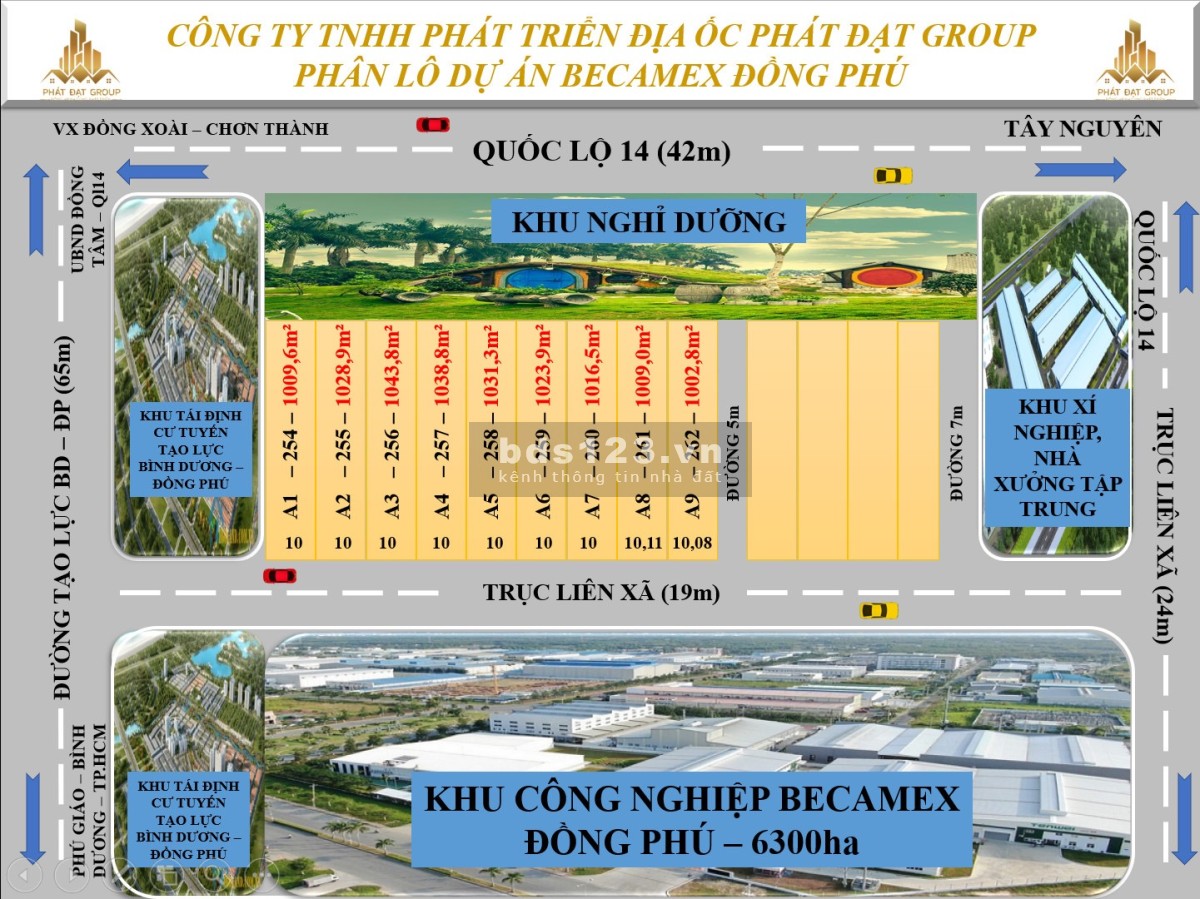 Đất nền mặt tiền đường nhựa 19m giá đầu tư sinh lời cao