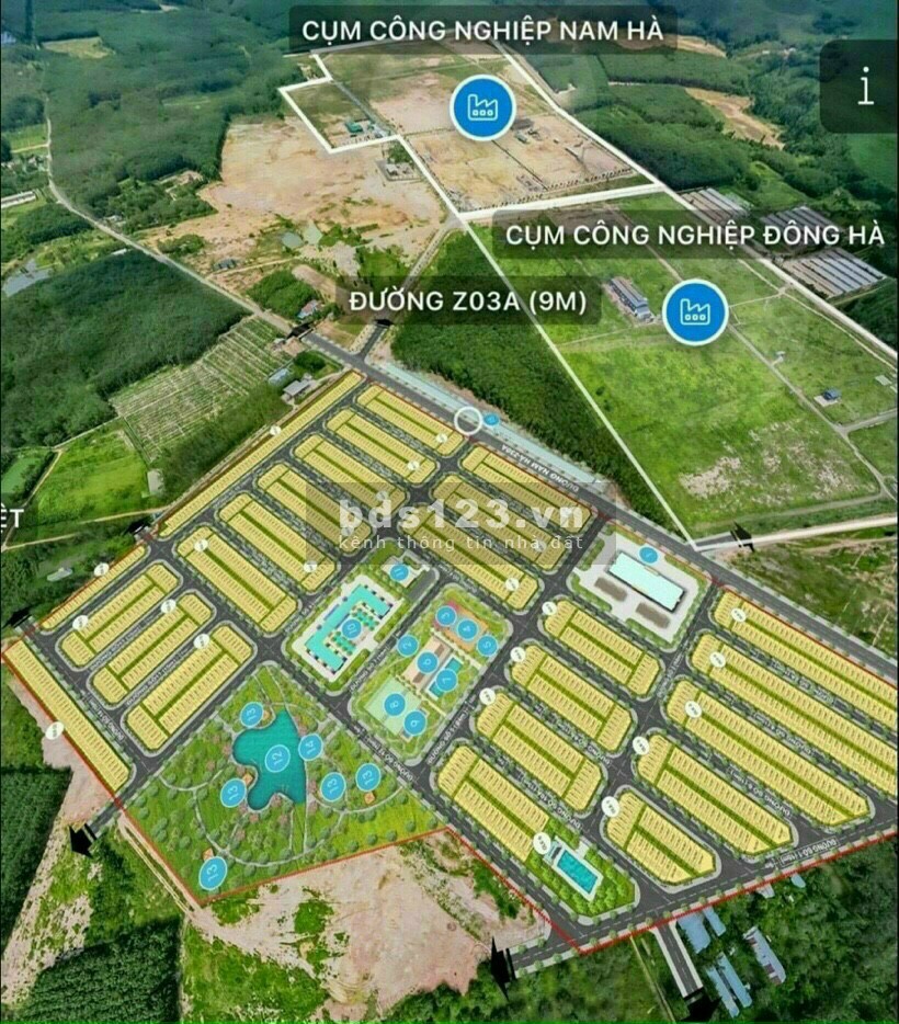 Bán đất nền dự án khu dân cư Nam Hà- Đức Linh- Bình Thuận