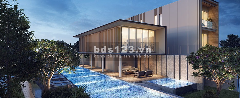Biệt thự compound 155 Nguyễn Văn Hưởng, TĐ, Q2 - 20x20m, 3 Tầng. Giá 120 tỷ TL - Quân 0911989098.