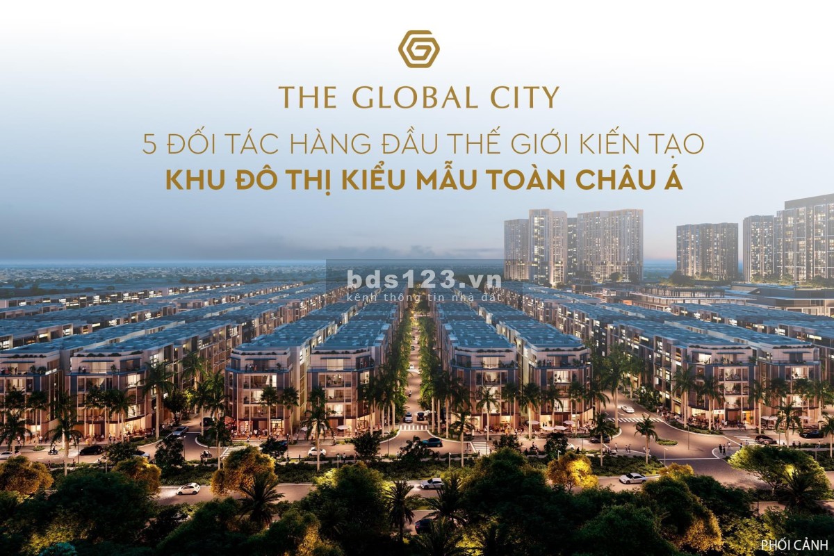 The Global City - Down Town mới, phát triển bởi Masterise Home, nhà phố, biệt thự