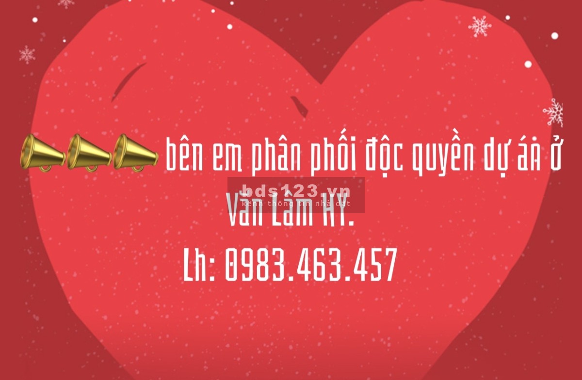 Mở bán nhà liền kề kết hợp chợ Nôm Văn Lâm Hưng Yên