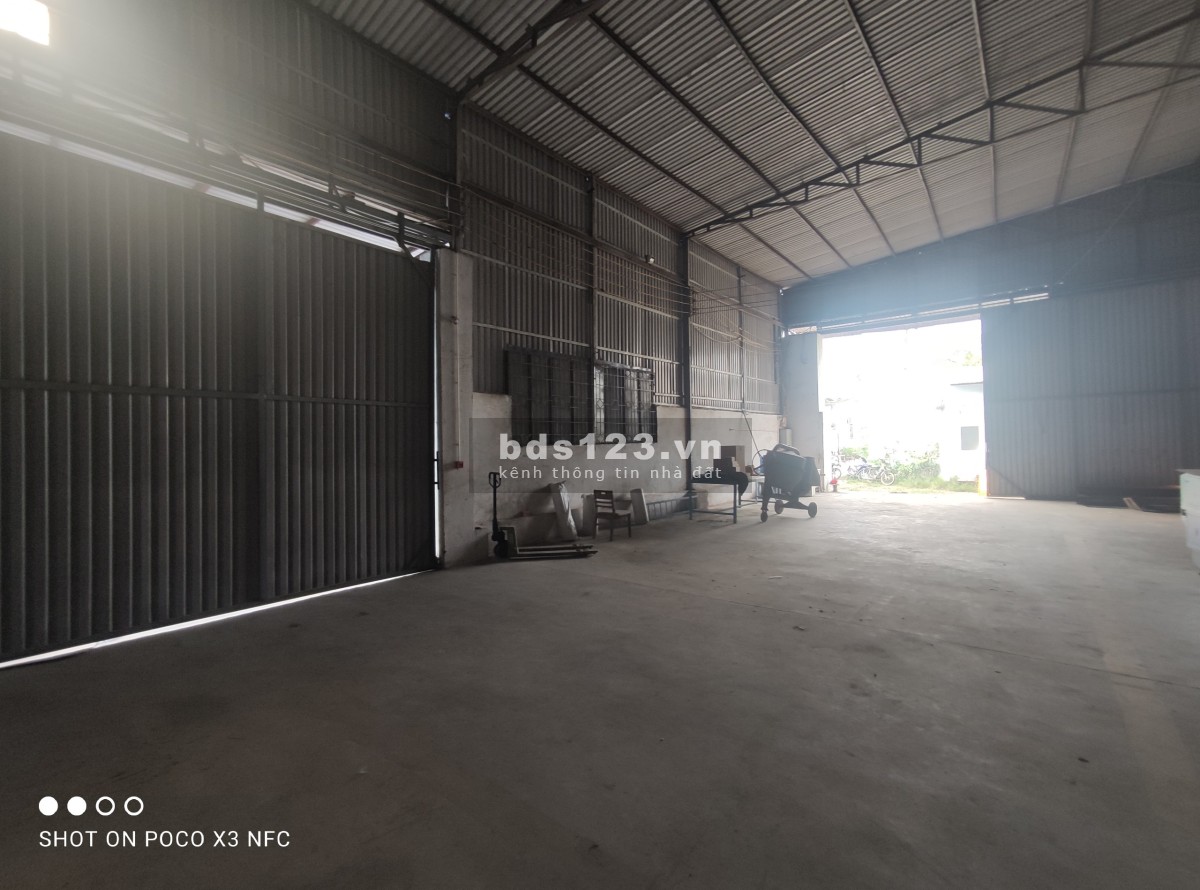 Cho thuê kho dtsd 1500m2 gần đường Hoàng Hữu Nam, phường Long Bình, Quận 9, TP.HCM