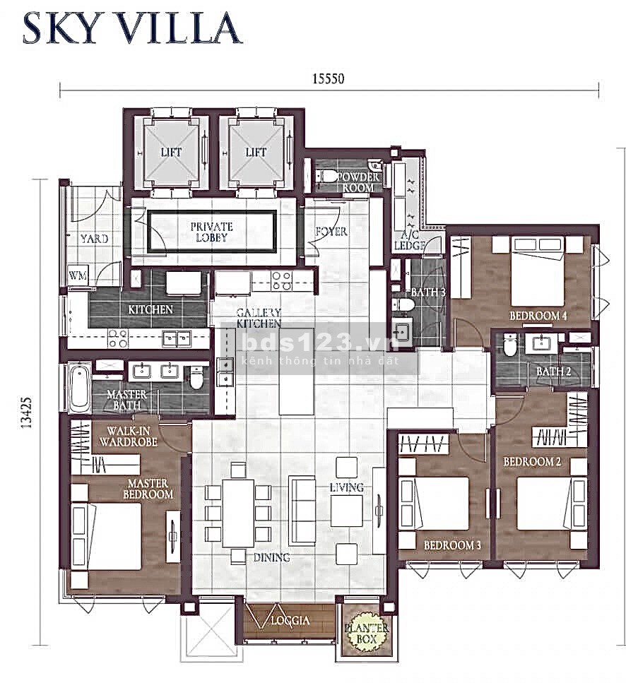 Bán gấp căn Sky Villa 4PN tại Feliz en Vista giá chỉ có 20.9 tỷ căn giá tốt nhất tại thời điểm này