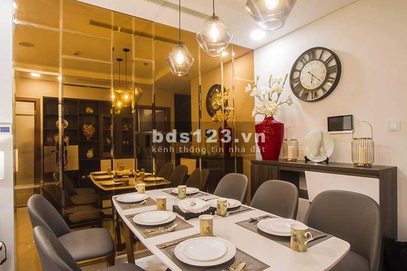 Cho thuê căn hộ cao cấp tại Landmark 81 loại 2PN Full NT, tầng cao vew sông xịn xò.