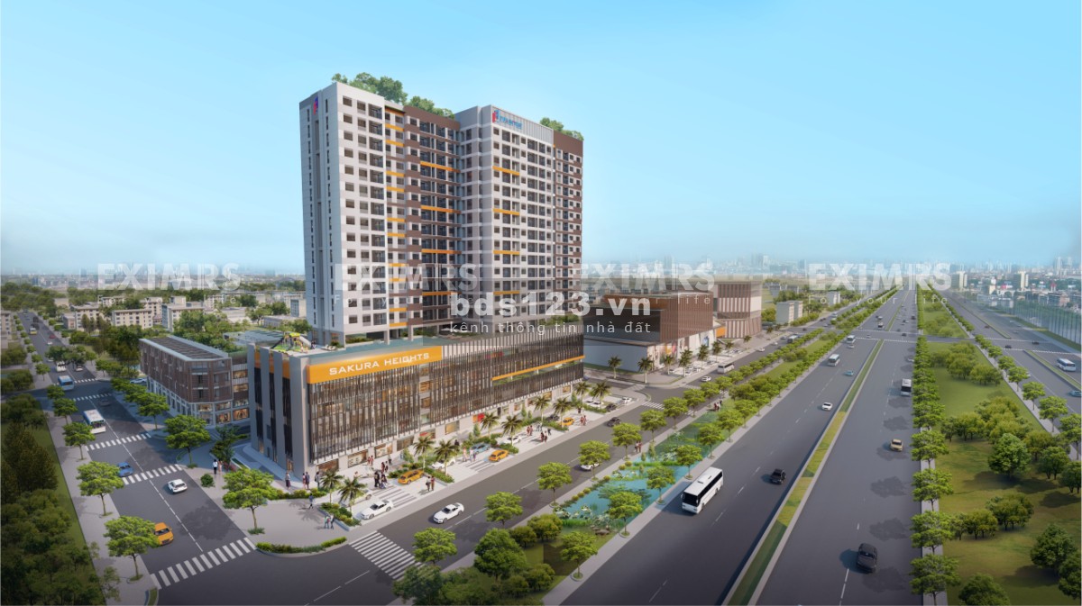 Bán căn hộ Sakura Heights xanh mặt tiền đường Nguyễn Văn Linh Chỉ Với 41 triệu/m²