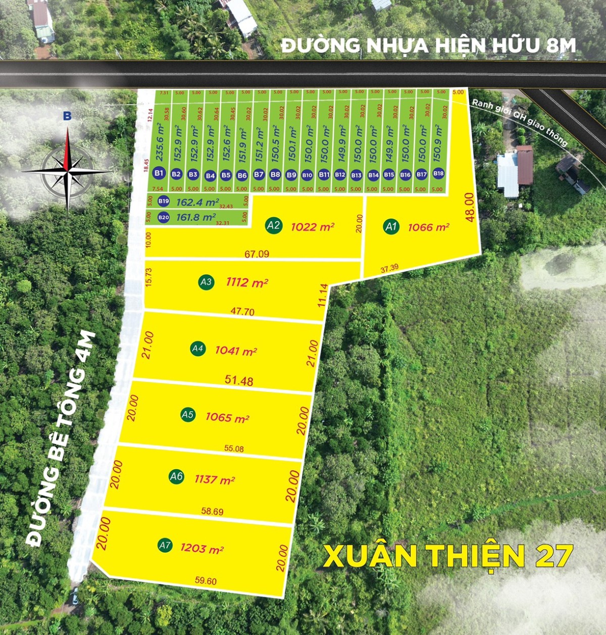 460 triệu sở hữu Đất nền thổ cư Thống Nhất, Đồng Nai diện tích 150m2