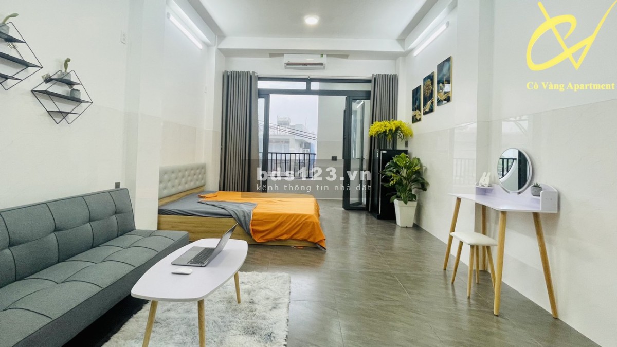 Phòng Studio Full tiện nghi có ban công tại Bình Thạnh