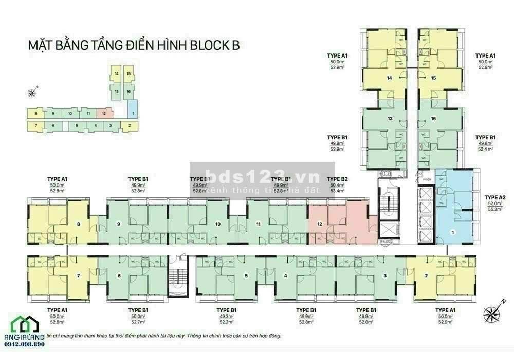 Bán gấp căn hộ tầng 10 Citi Alto Q2 Tp.Thủ Đức 55m2