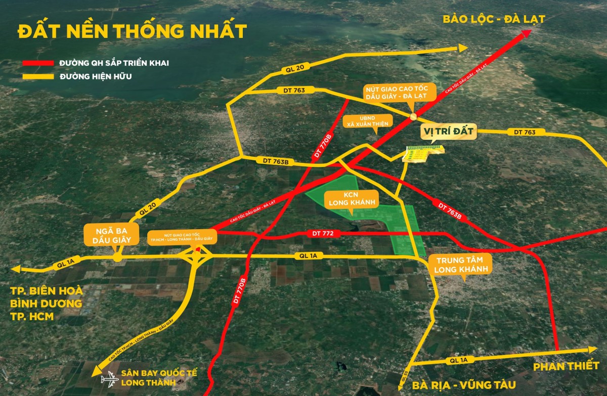 460 triệu sở hữu Đất nền thổ cư Thống Nhất, Đồng Nai diện tích 150m2