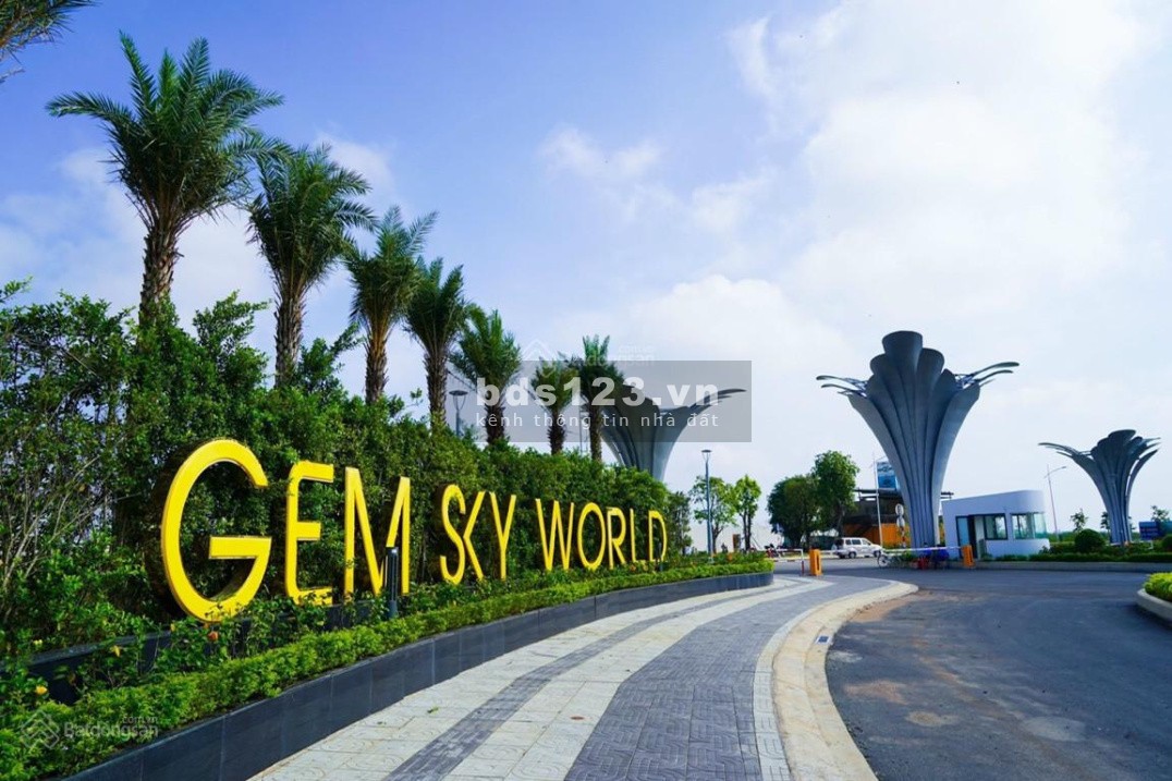Suất nội bộ CĐT, đất nền, nhà phố,khu đô thị Gem Sky World TP sân bay Long Thành, giá cực tốt.