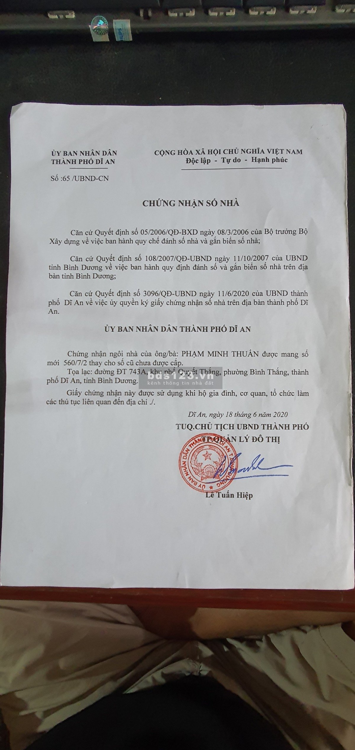 Bán nhà 2 mặt tiền hẻm ngay TP Dĩ An Bình Dương giá cực rẻ