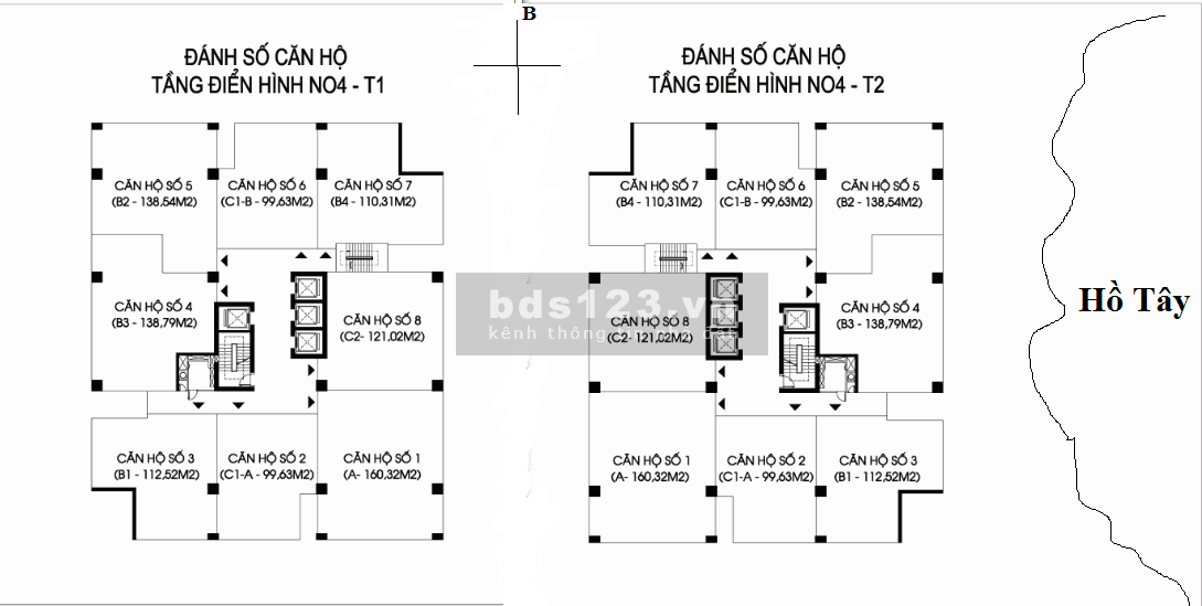 Bán ngay căn chung cư N04B ngoại giao đoàn 112m giá 4,4 tỷ LH 0913.226.155