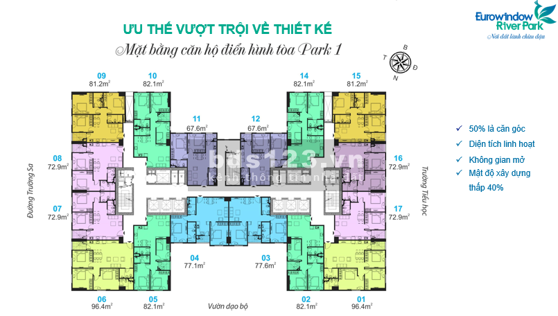 Mở bán quỹ căn toà P1/P2 độc quyền giá tốt nhận nhà ở ngay, tiện ích đủ