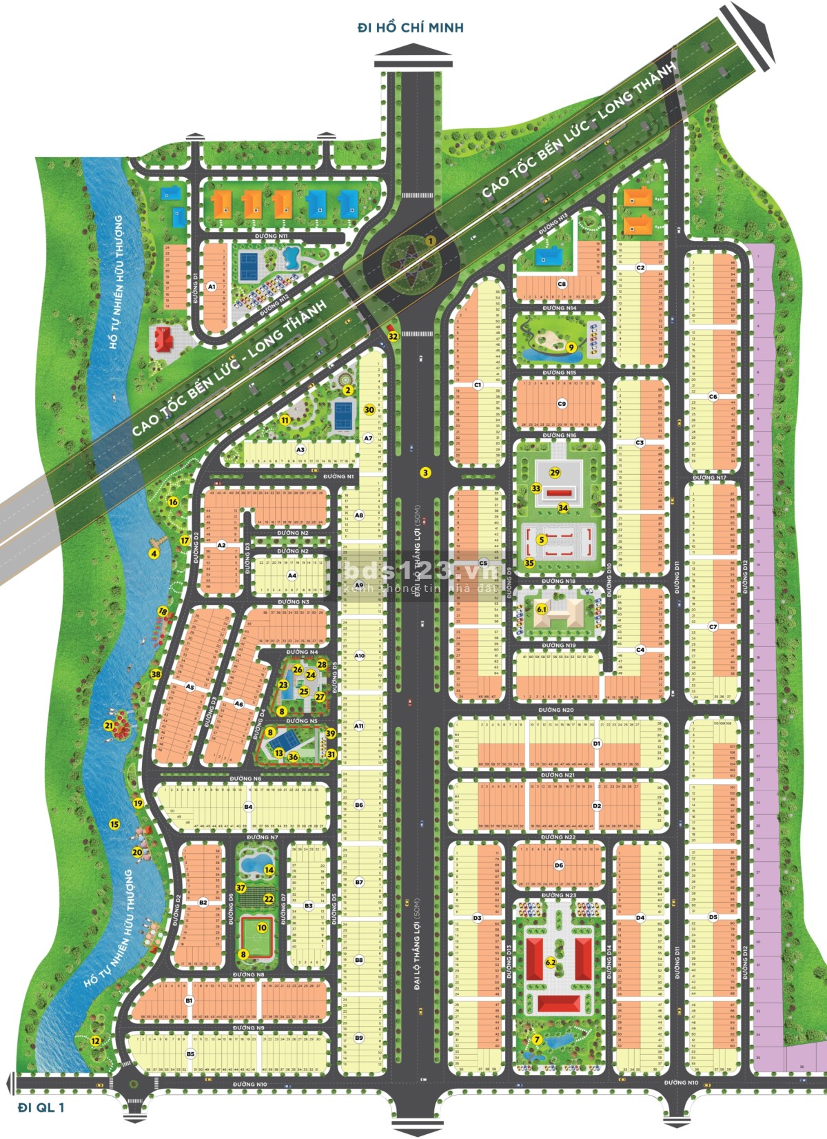 Chính chủ cần bán lô D5-99, The Sol city diện tích 100m2 giá 2ty5