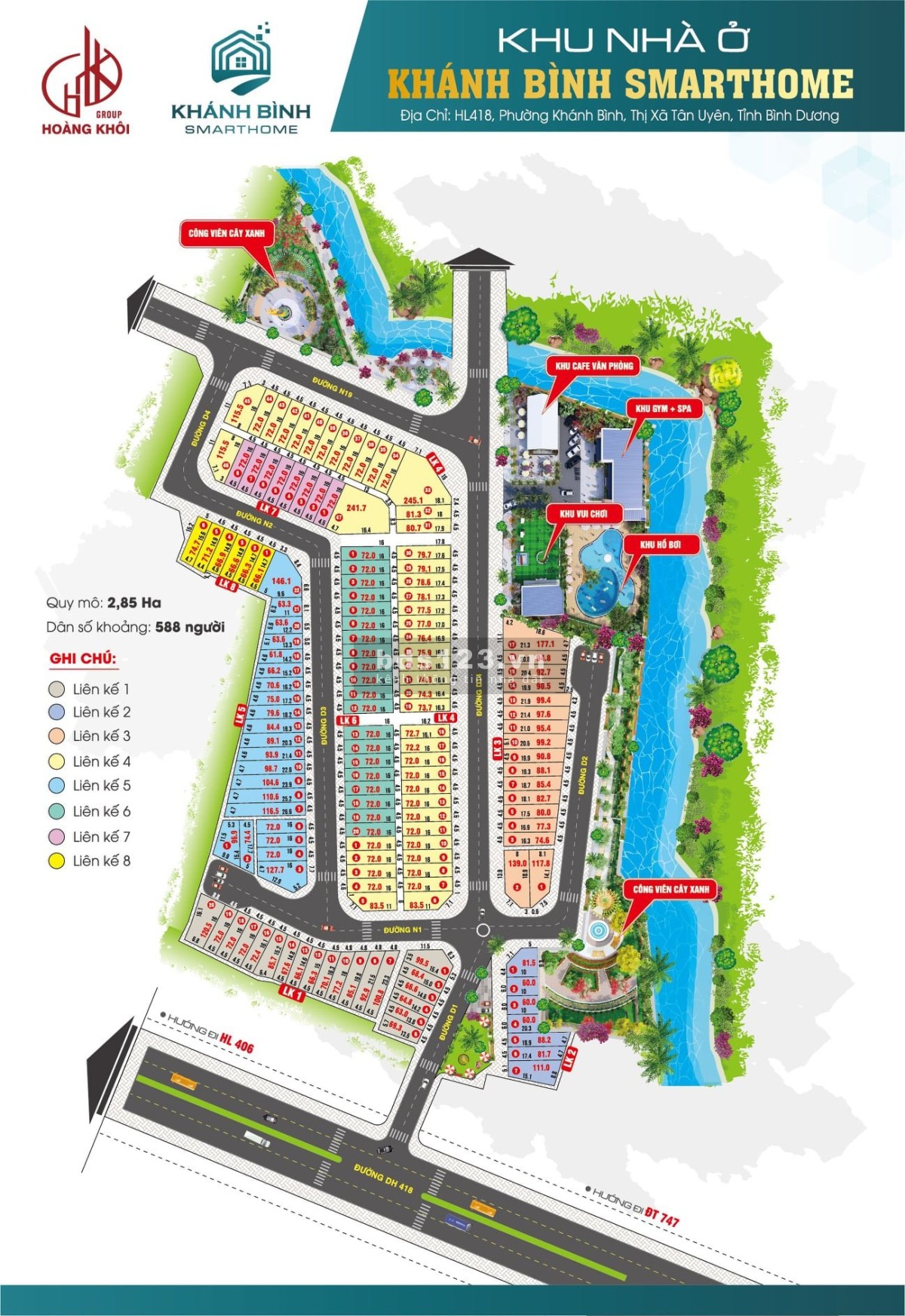 Cần bán đất ngay Khánh Bình Tân Uyên Bình Dương dtsd 89m2 Giá 1,75 tỷ