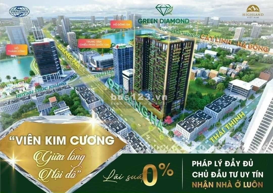 Chung cư cao cấp Green Diamond 93 Láng Hạ tiện ích đẳng cấp giá tốt