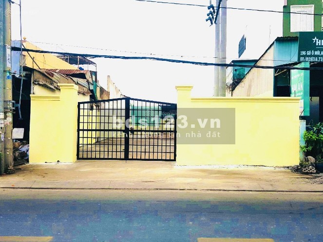 Cho thuê mặt bằng 400m2 mặt tiền đường Gò Ô Môi