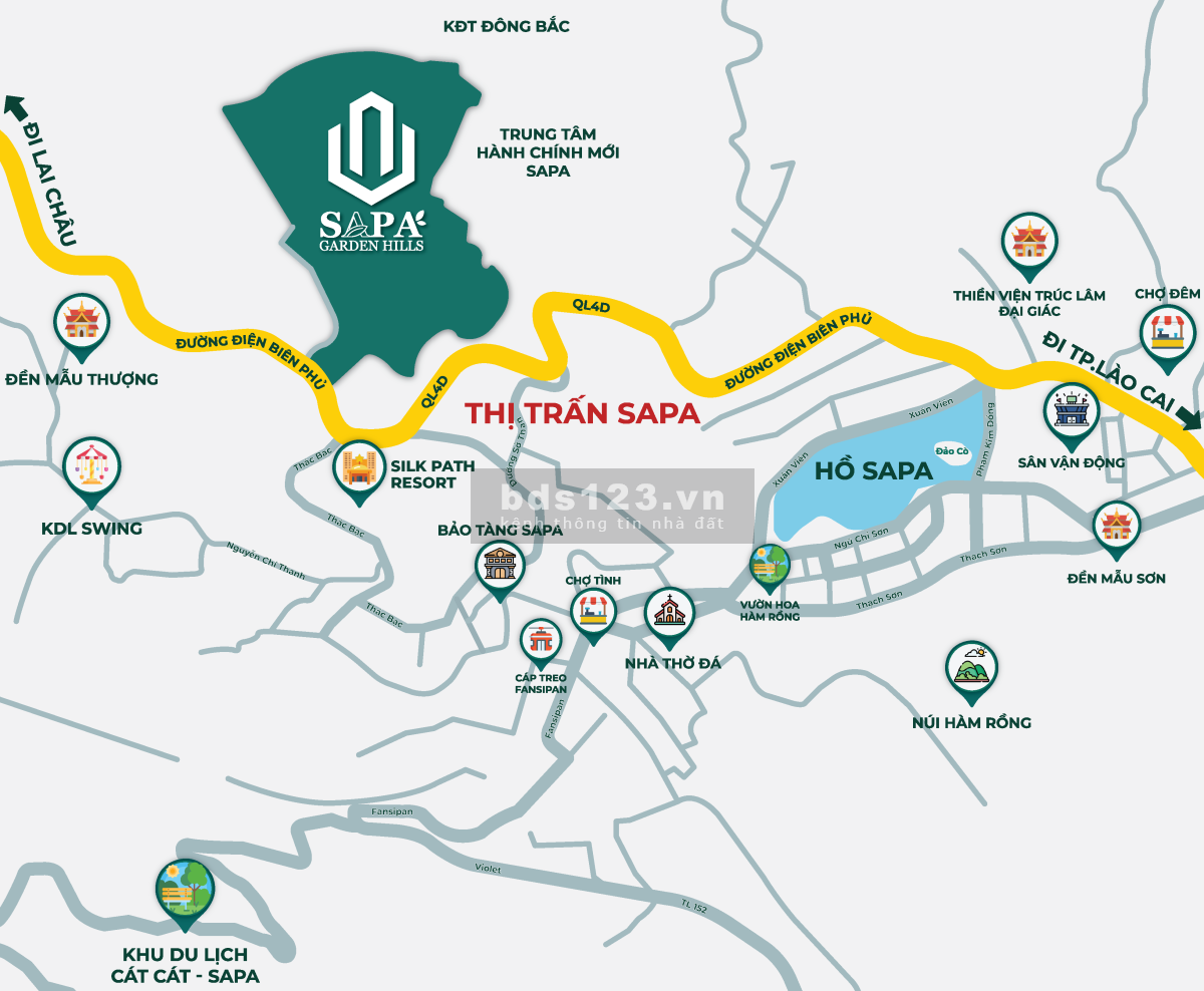 Sapa Garden Hills dự án hiếm hoi đã có sổ đỏ tại Sapa giá tốt